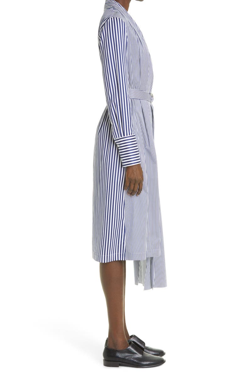 PARTOW Taylor Belted Long Sleeve Asymmetrical Midi Dress, Alternate, color,