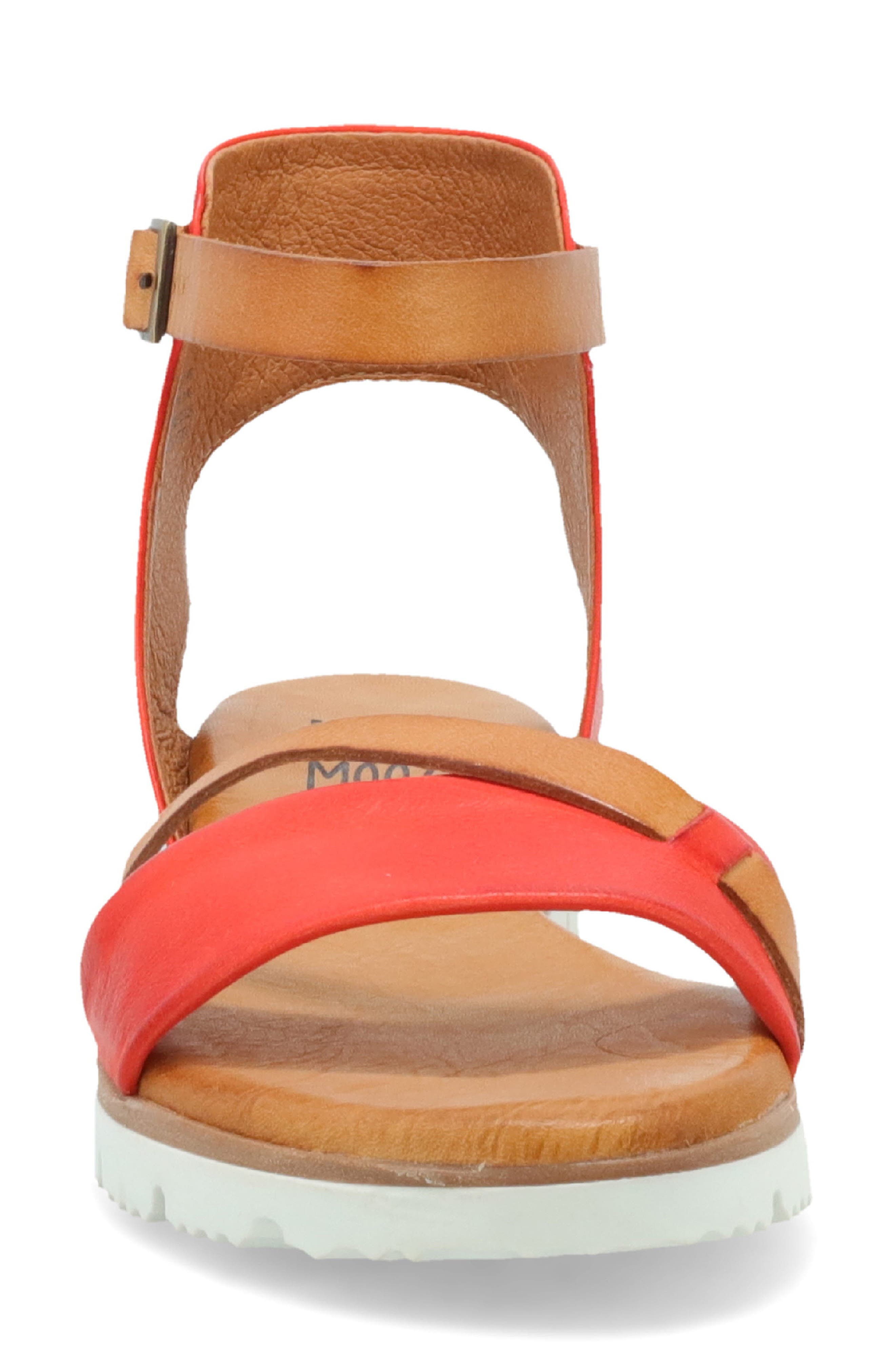 Shep Quarter Strap Sandal, Alternate, color, SCARLET LEATHER