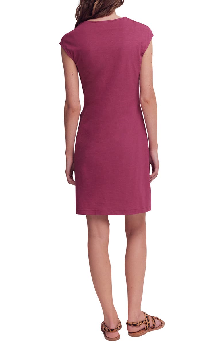 Boden Delilah Twist Short Dress, Alternate, color, Raspberry Coulis