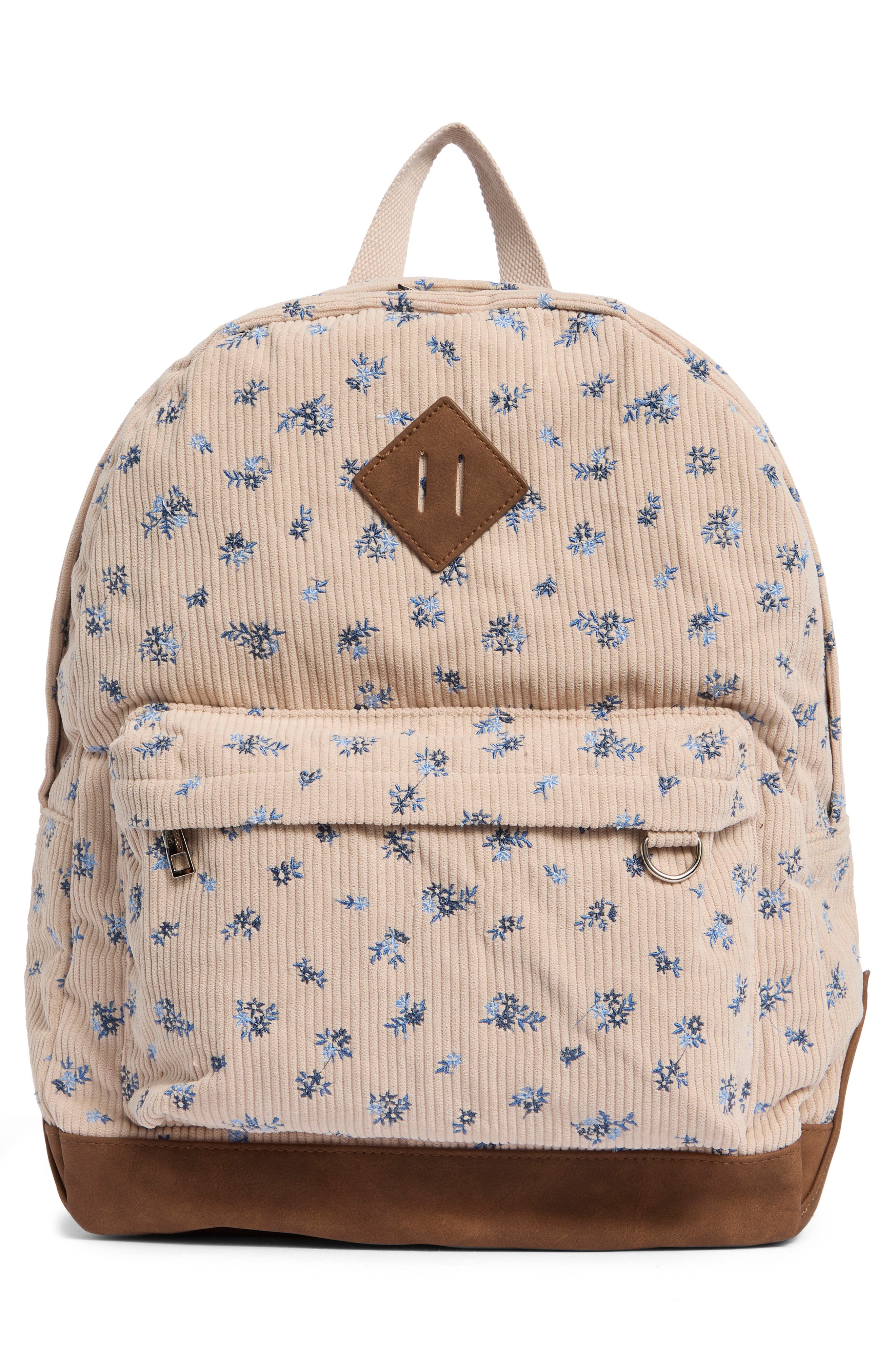 Madden Girl Corduroy Backpack & Lunch Bag Set | Nordstromrack display picture 1