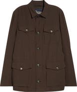Herno Linen & Cotton Poplin Field Jacket