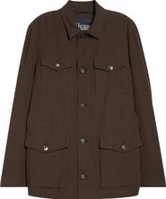 Herno Linen & Cotton Poplin Field Jacket