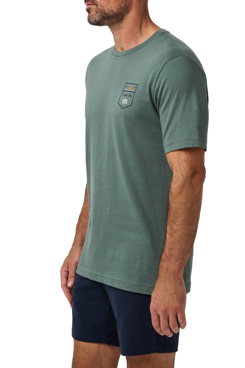 Club Charm Graphic T-Shirt, Alternate, color, BALSAM GREEN
