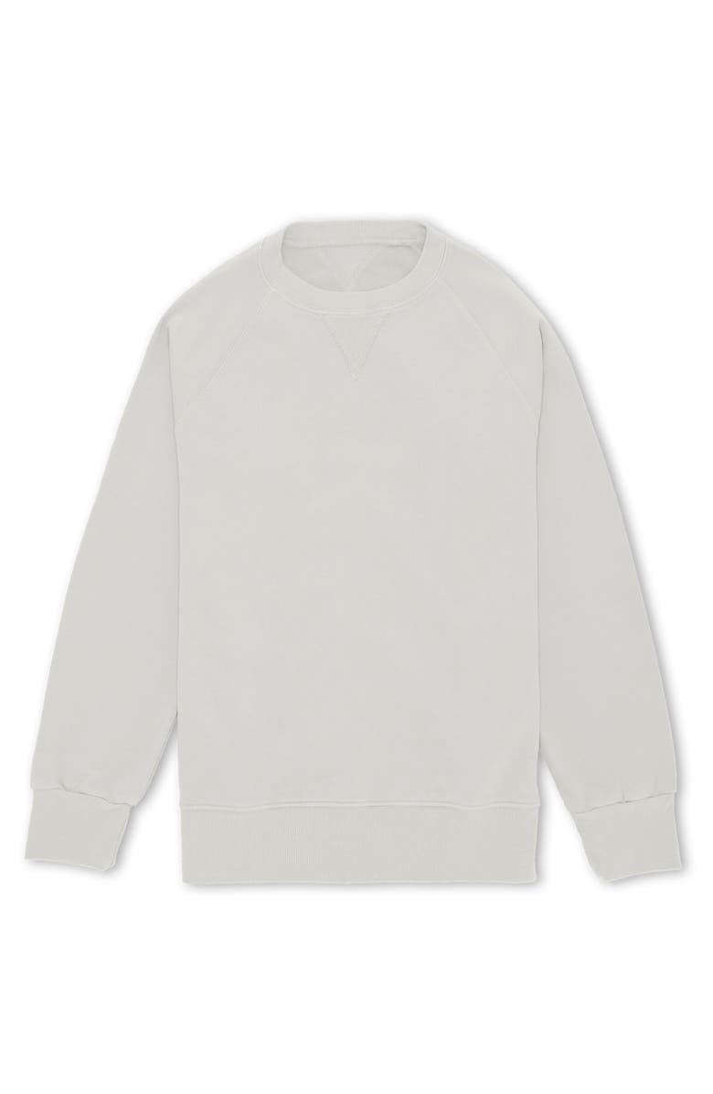 Fortela Harvard Brushed Jersey Raglan Sleeve Sweatshirt, Main, color, Ice