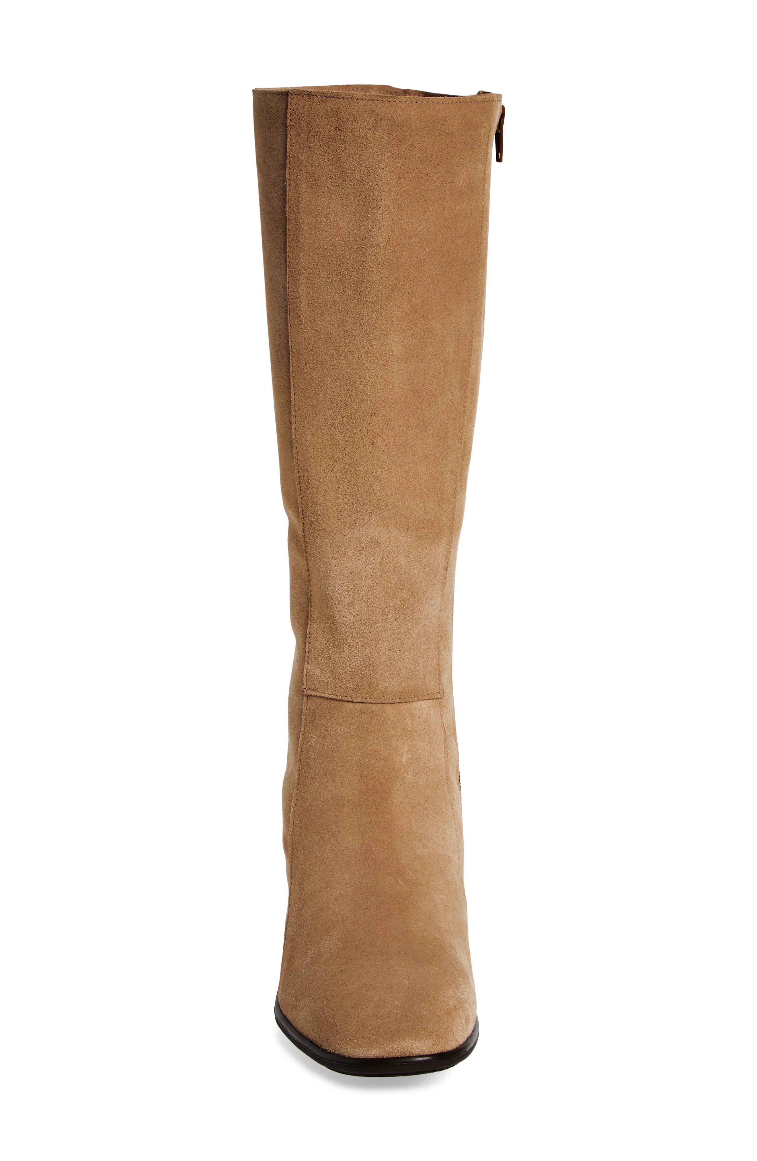 Naot Gift Knee High Boot, Alternate, color, Almond Suede