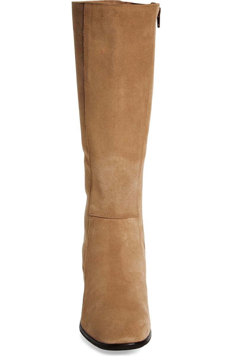 Naot Gift Knee High Boot, Alternate, color, Almond Suede