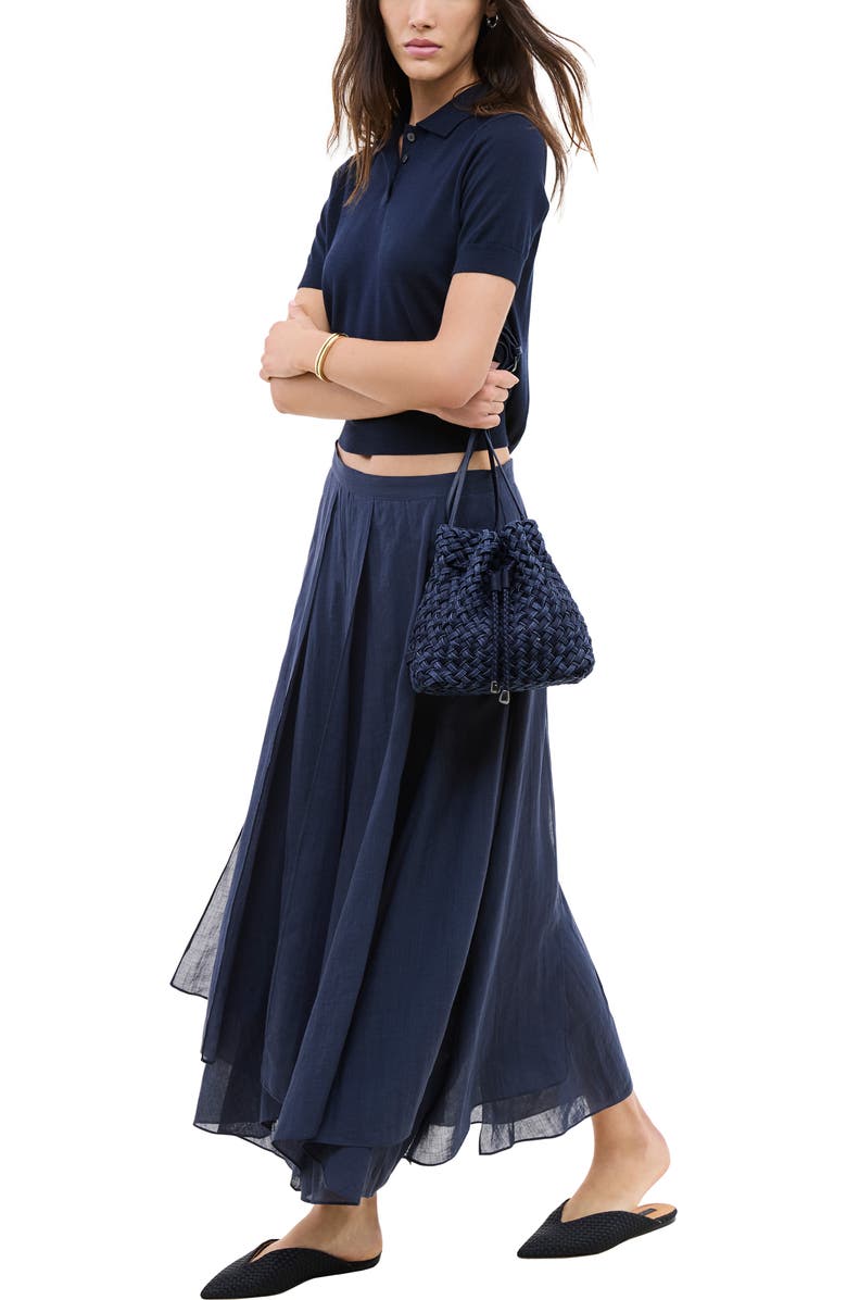 NAGHEDI Medium Gramercy Bucket Bag, Alternate, color, Indigo