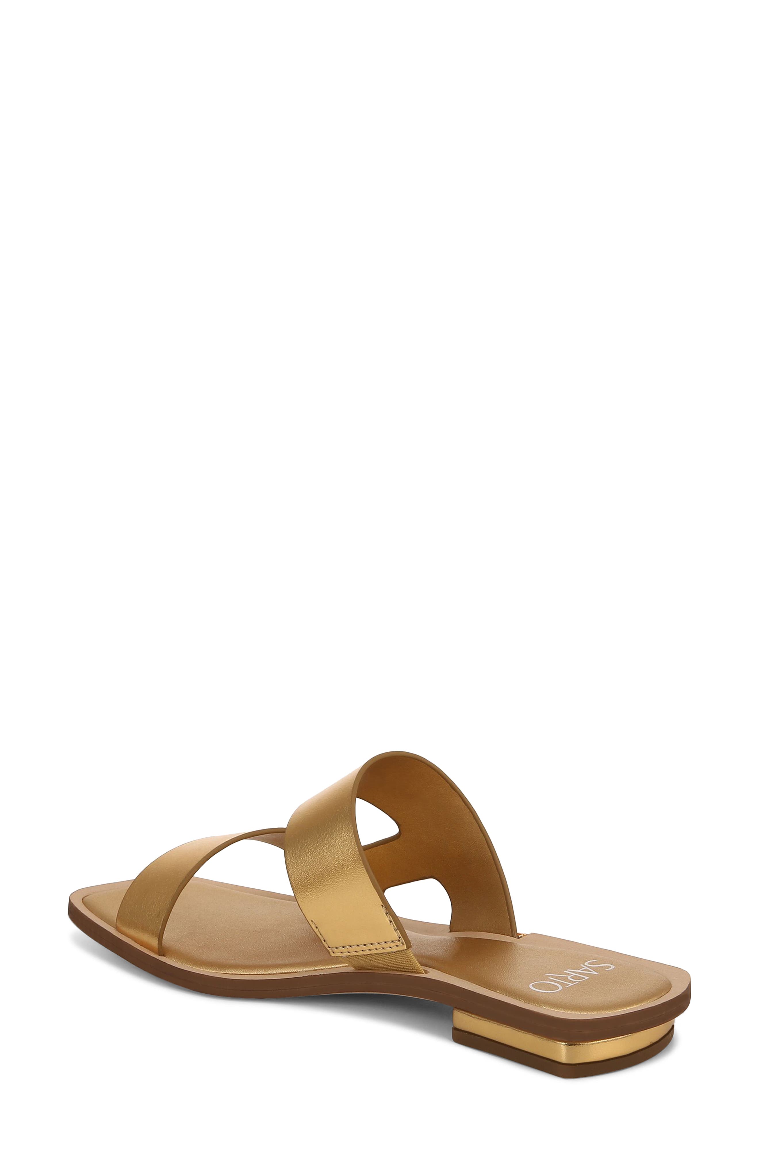Emily Slide Sandal, Alternate, color, GOLD