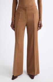 Lafayette 148 New York The Lafayette Camel Hair Wide Leg Pants