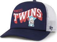 '47 Men's '47 Navy Minnesota Twins Meander Foam Trucker Snapback Hat