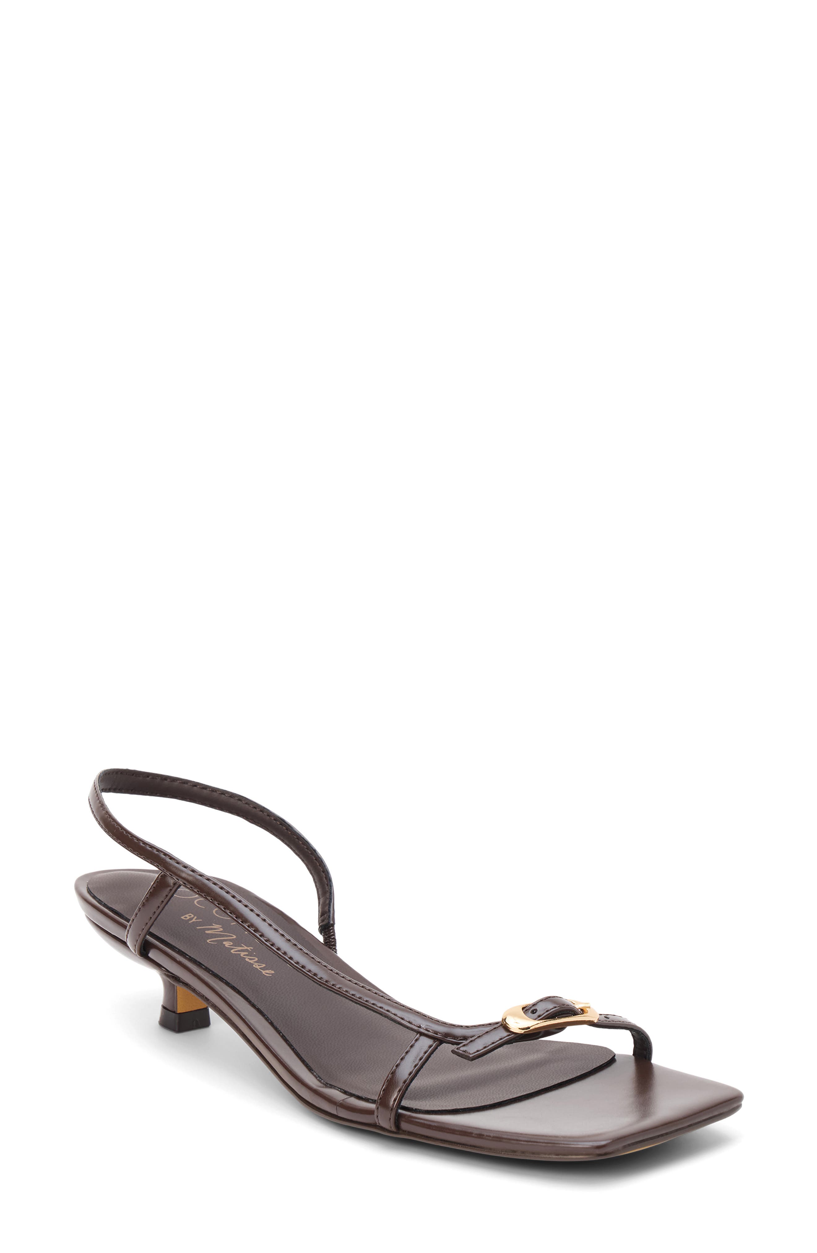 Coconuts by Matisse Fernando Slingback Sandal, Main, color, Chocolate