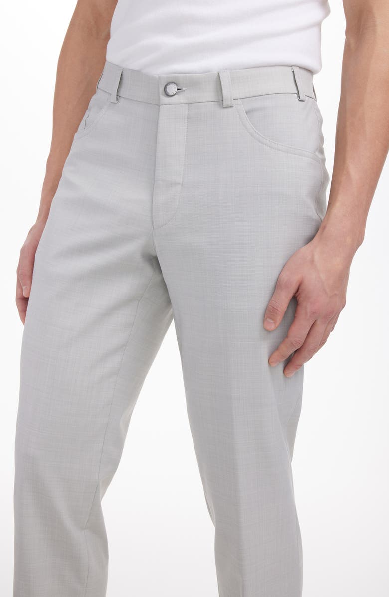 Jack Victor Sage Five Pocket Pants, Alternate, color, Light Grey