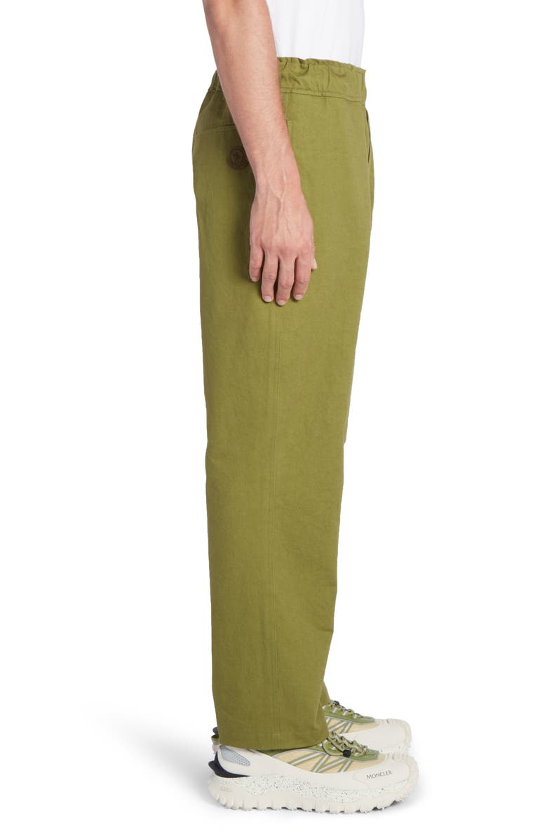 Moncler Cotton Sateen Sport Pants, Alternate, color, 