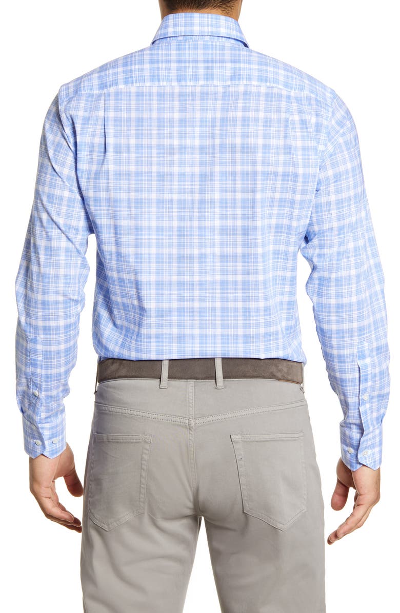 Peter Millar Villa Regular Fit Plaid Button-Down Shirt, Alternate, color, 