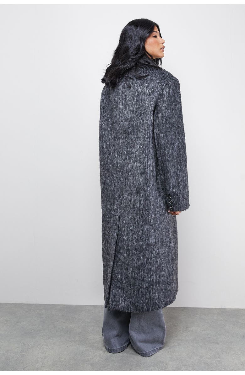 Warehouse Structured Shoulder Coat, Alternate, color, Charcoal