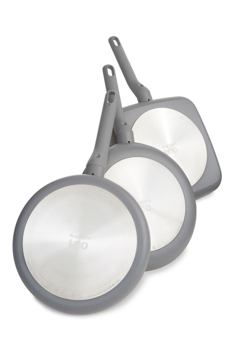 Leo Balance 3-Piece Specialty Cookware Set, Alternate, color, MOONMIST