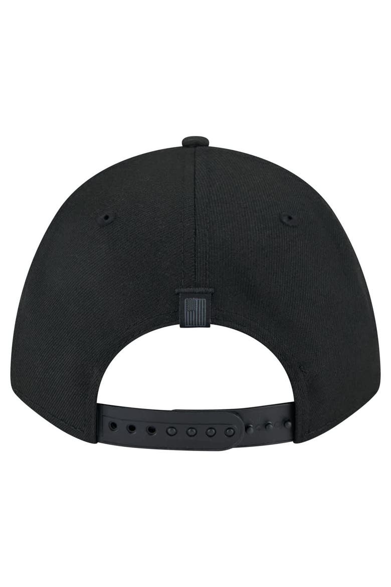 Men's New Era  Black Boston Celtics Game Day Flag A-Frame 9FORTY Adjustable Hat, Alternate, color, Black