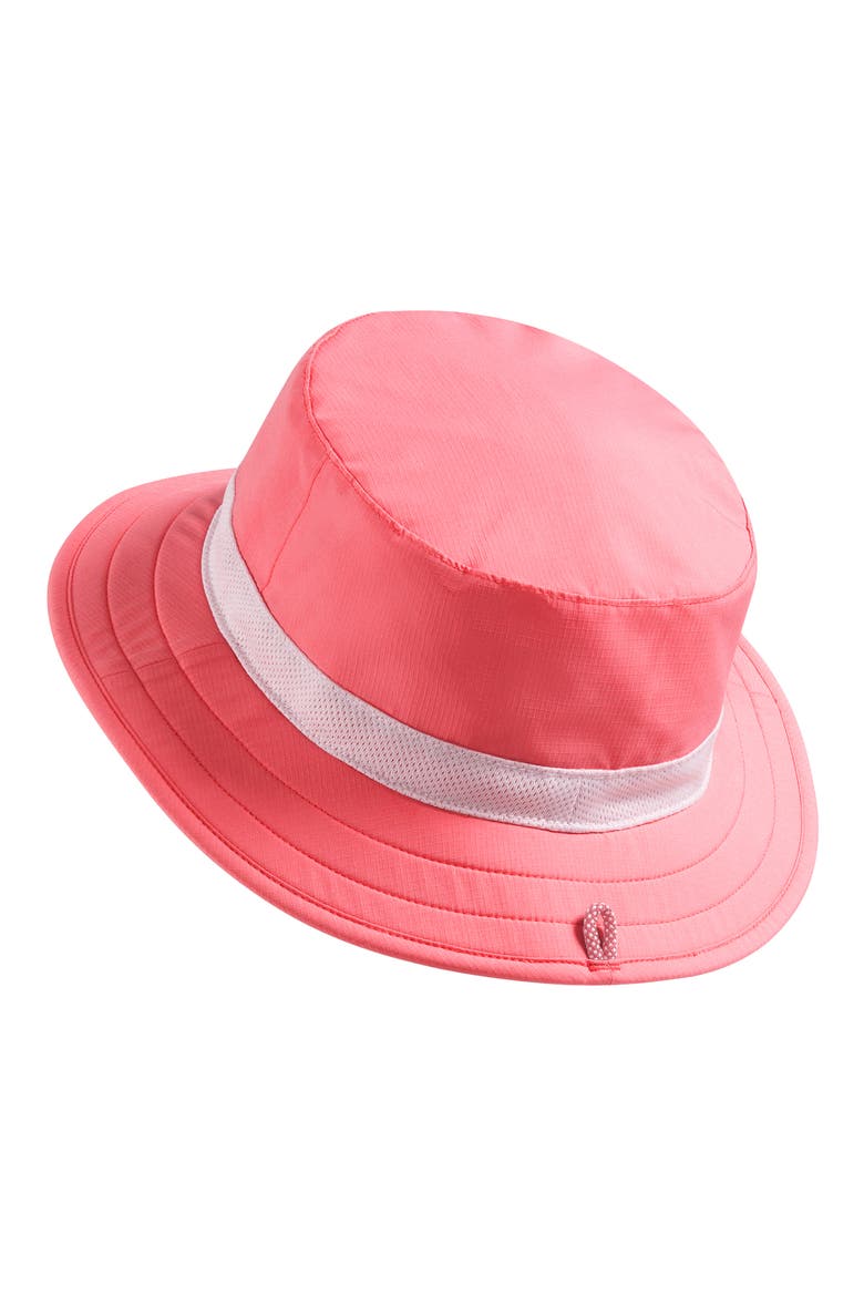 Kids' Class V Reversible Bucket Hat, Alternate, color, CORAL CRUSH LOGO WEATHER TOPO