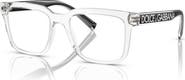Dolce&Gabbana 50mm Square optical glasses