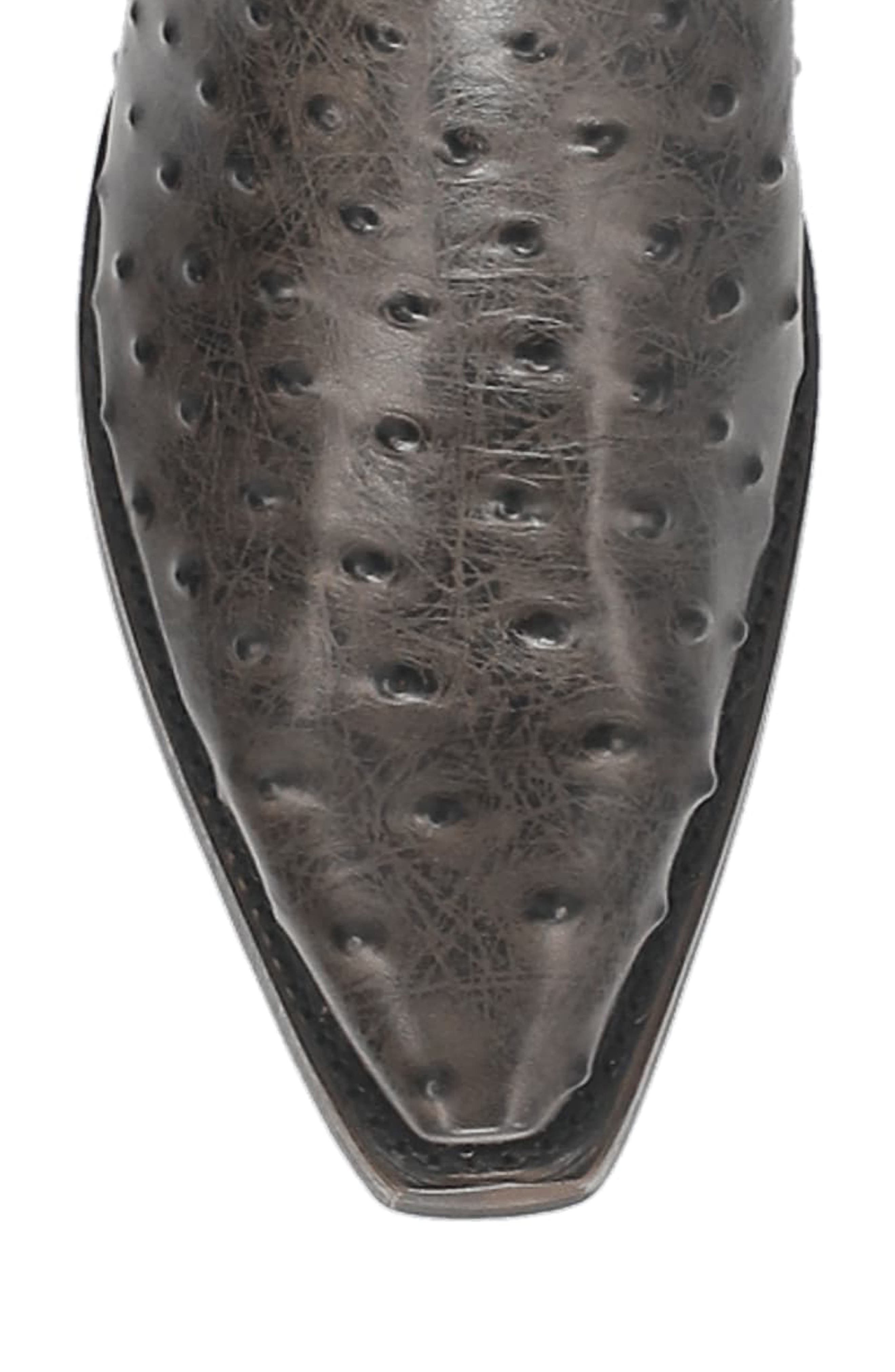 Dingo Outlaw Ostrich Embossed Cowboy Boot, Alternate, color, 