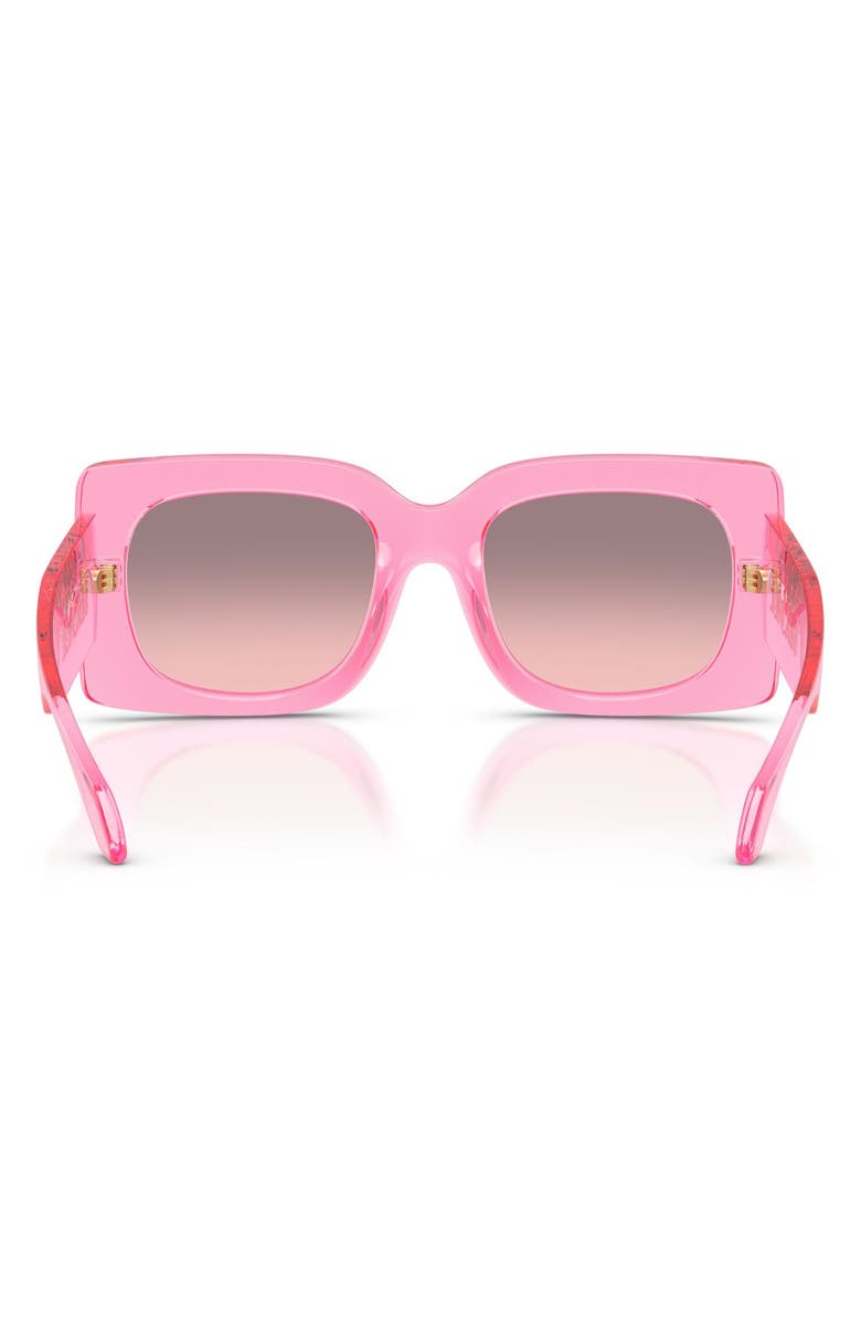 Versace 54mm Gradient Square Sunglasses, Alternate, color, 