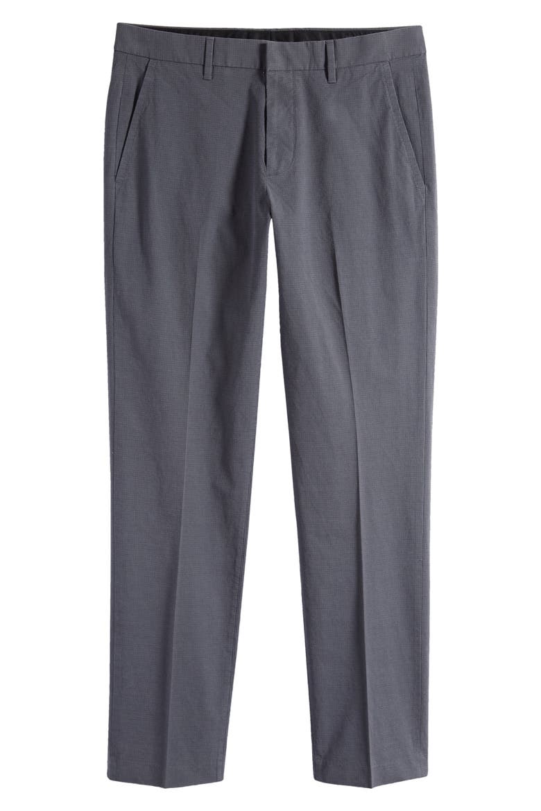 Weekday Warrior Stretch Cotton Dress Pants, Alternate, color, NAVY/ BLACK HOUNDSTOOTH