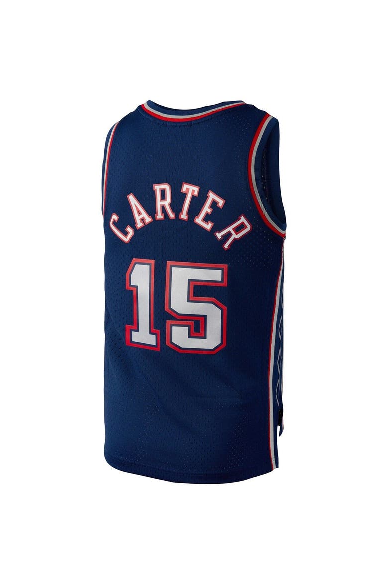 Women's Mitchell & Ness Vince Carter Navy New Jersey Nets Hardwood Classics 2006 Swingman Jersey, Alternate, color, Navy