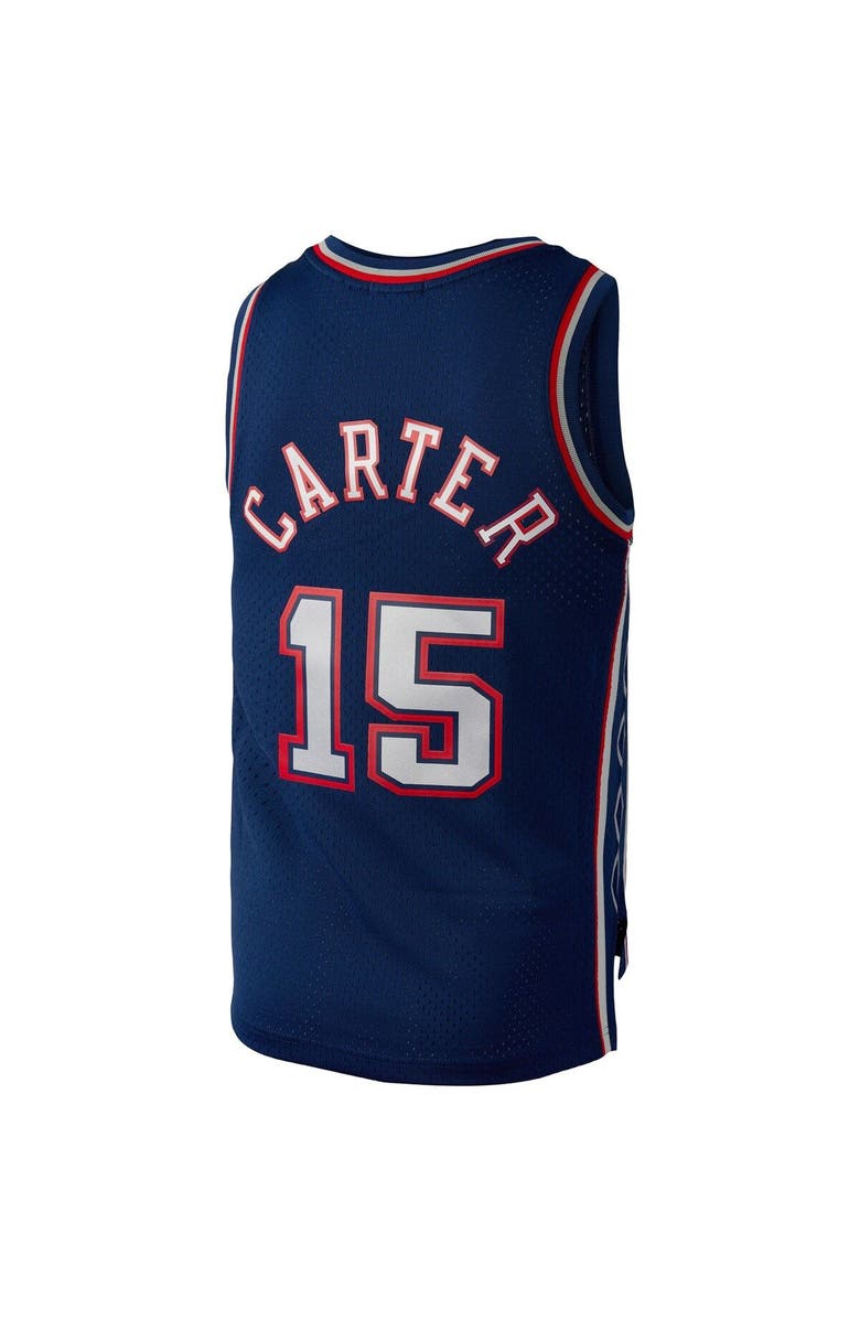 Mitchell & Ness Women's Mitchell & Ness Vince Carter Navy New Jersey Nets Hardwood Classics 2006 Swingman Jersey, Alternate, color, Navy