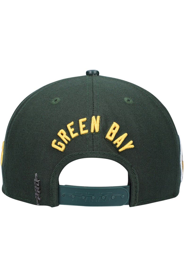 Men's Pro Standard Green Bay Packers Green Stars Snapback Hat, Alternate, color, Green
