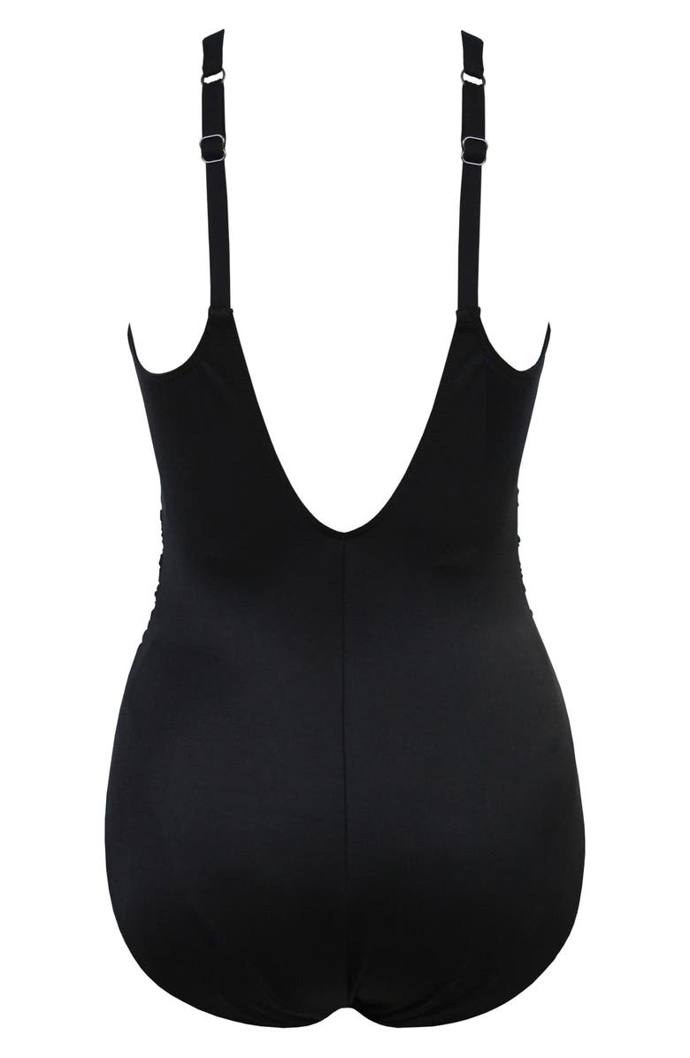 Miraclesuit<sup>®</sup> Rock Solid Aphrodite One-Piece Swimsuit, Alternate, color, Black