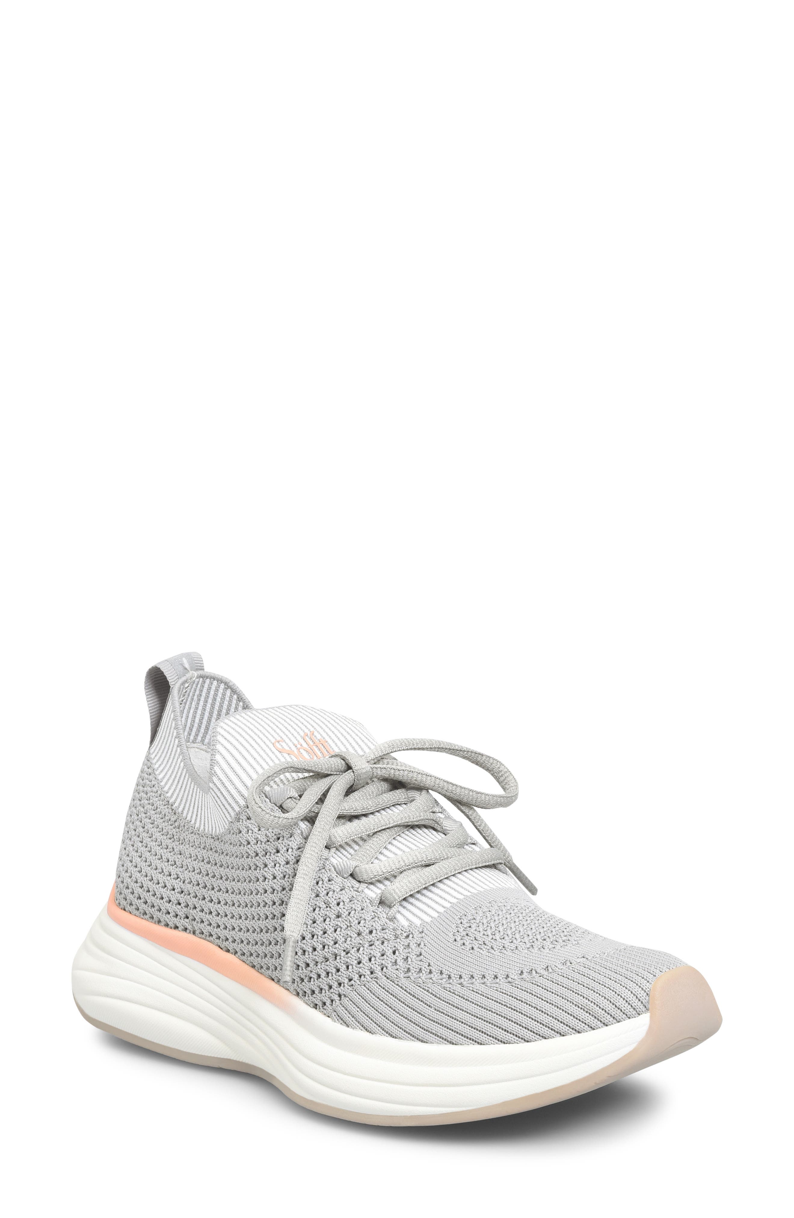 Söfft Trudy Sneaker, Main, color, Clear Grey