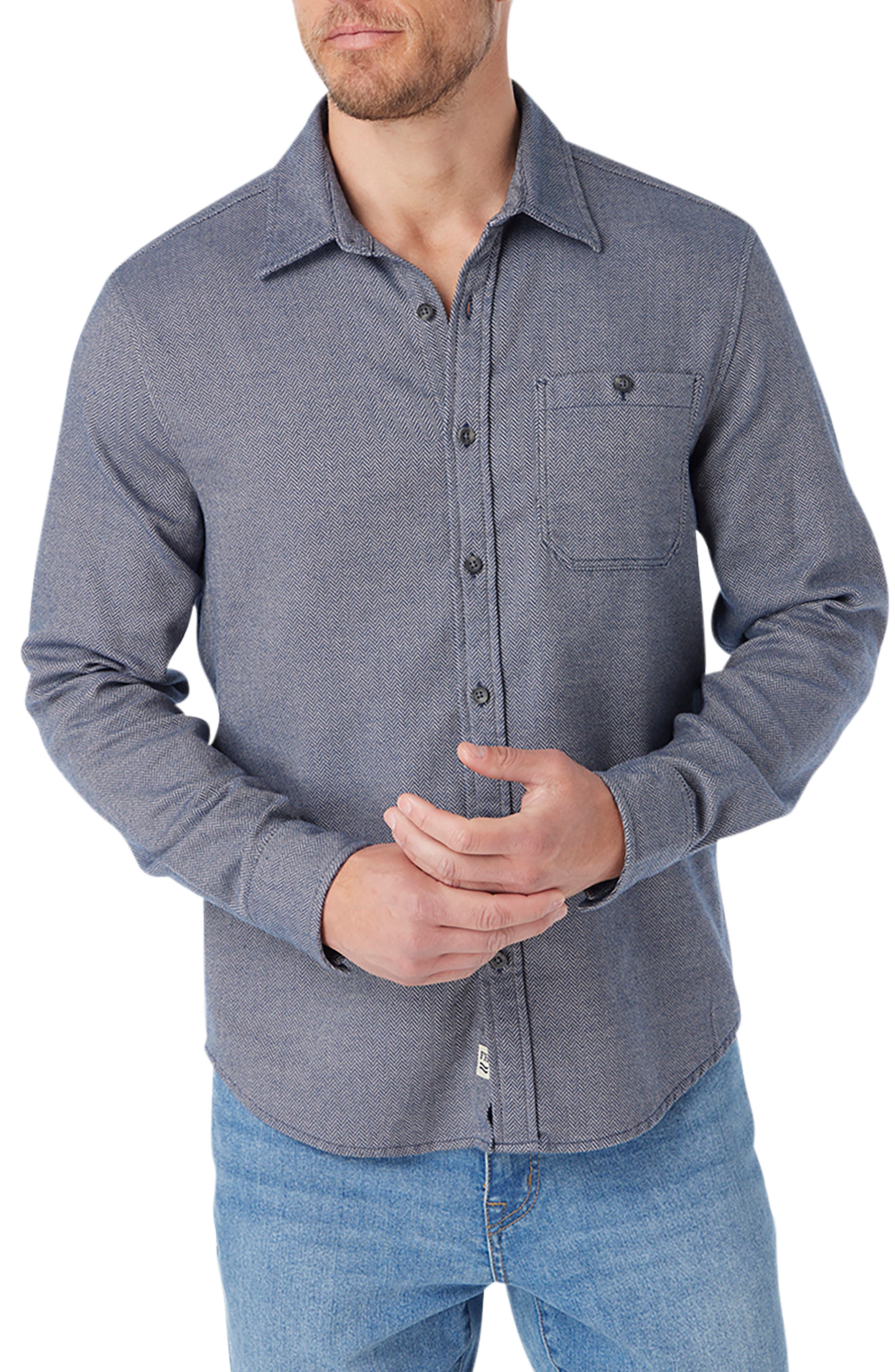 Plaid Lightweight Flannel Button-Up Shirt - image 5