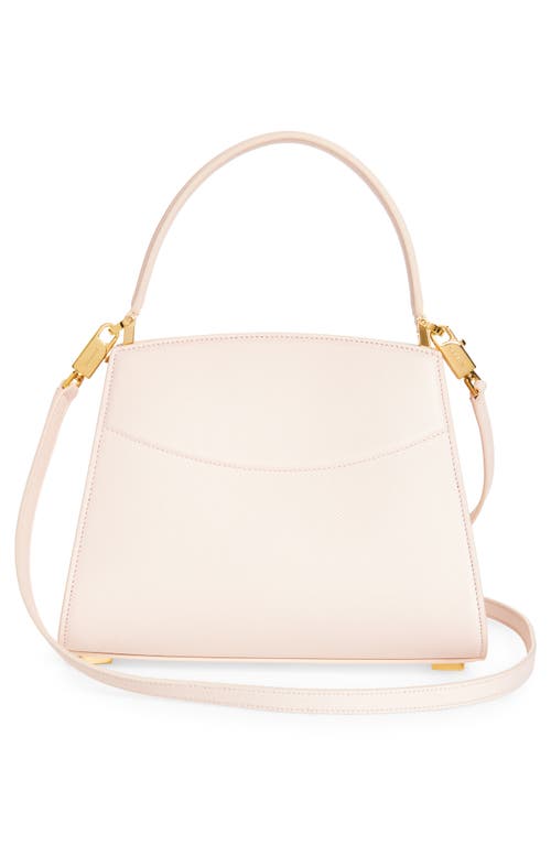 Ferragamo Small Studio Box Leather Top Handle Bag In Pink