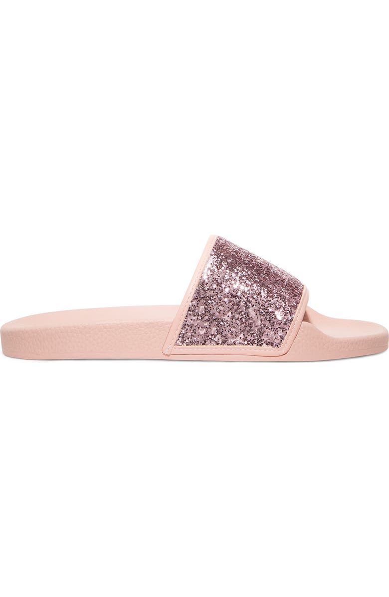 Stuart Weitzman Glitter Pool Slide Sandal, Main, color,