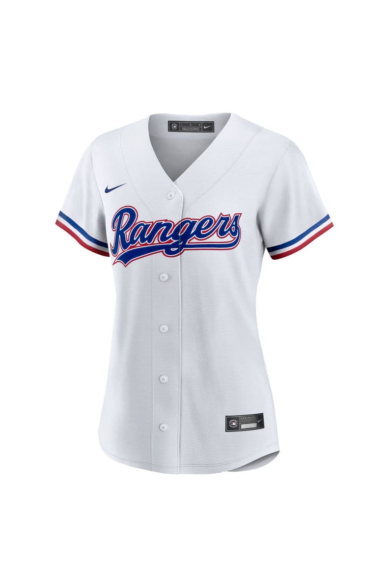 Nike Women's Nike White Texas Rangers Home Replica Team Jersey, Alternate, color,