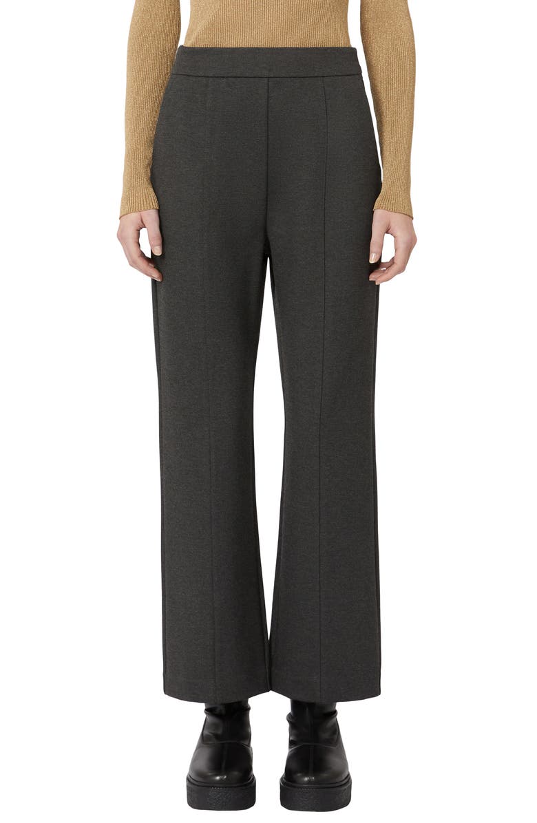 MM by Max Mara Jeff Straight Leg Pants, Main, color, Dark Grey