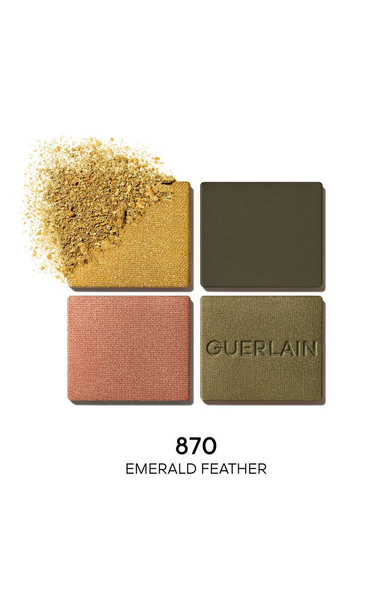 Guerlain Ombrés G-Quad Eyeshadow Palette, Alternate, color, #870 Emerald Feather