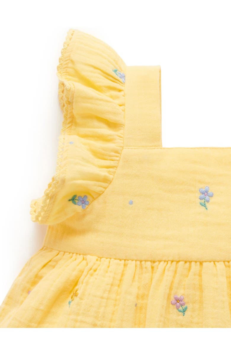 Purebaby Butterfly Dress, Alternate, color, Daisy Broderie