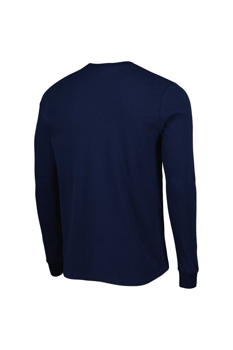 Men's Nike Navy Penn State Nittany Lions Team Practice Performance Long Sleeve T-Shirt, Alternate, color, Navy