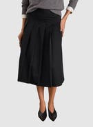 81043072 Pam Wool Blend Pleated Midi Skirt