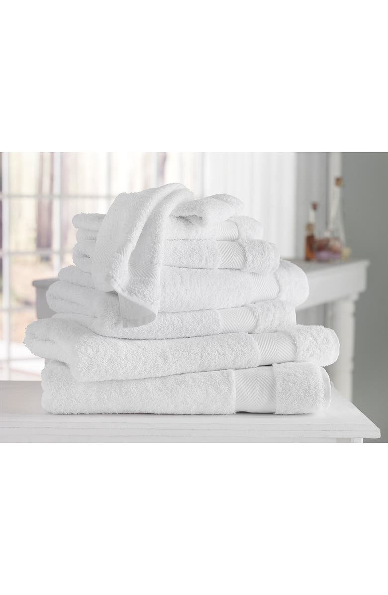 DePera Kansas Turkish Cotton 2-Piece Bath Sheets, Alternate, color, White