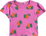Bobo Choses Kids' Tangerine Print Knit T-Shirt