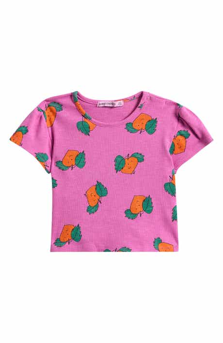 Kids' Tangerine Print Knit T-Shirt