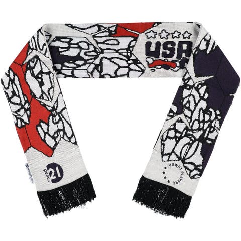 Gray USWNT Our Time Double-Sided Soccer Scarf