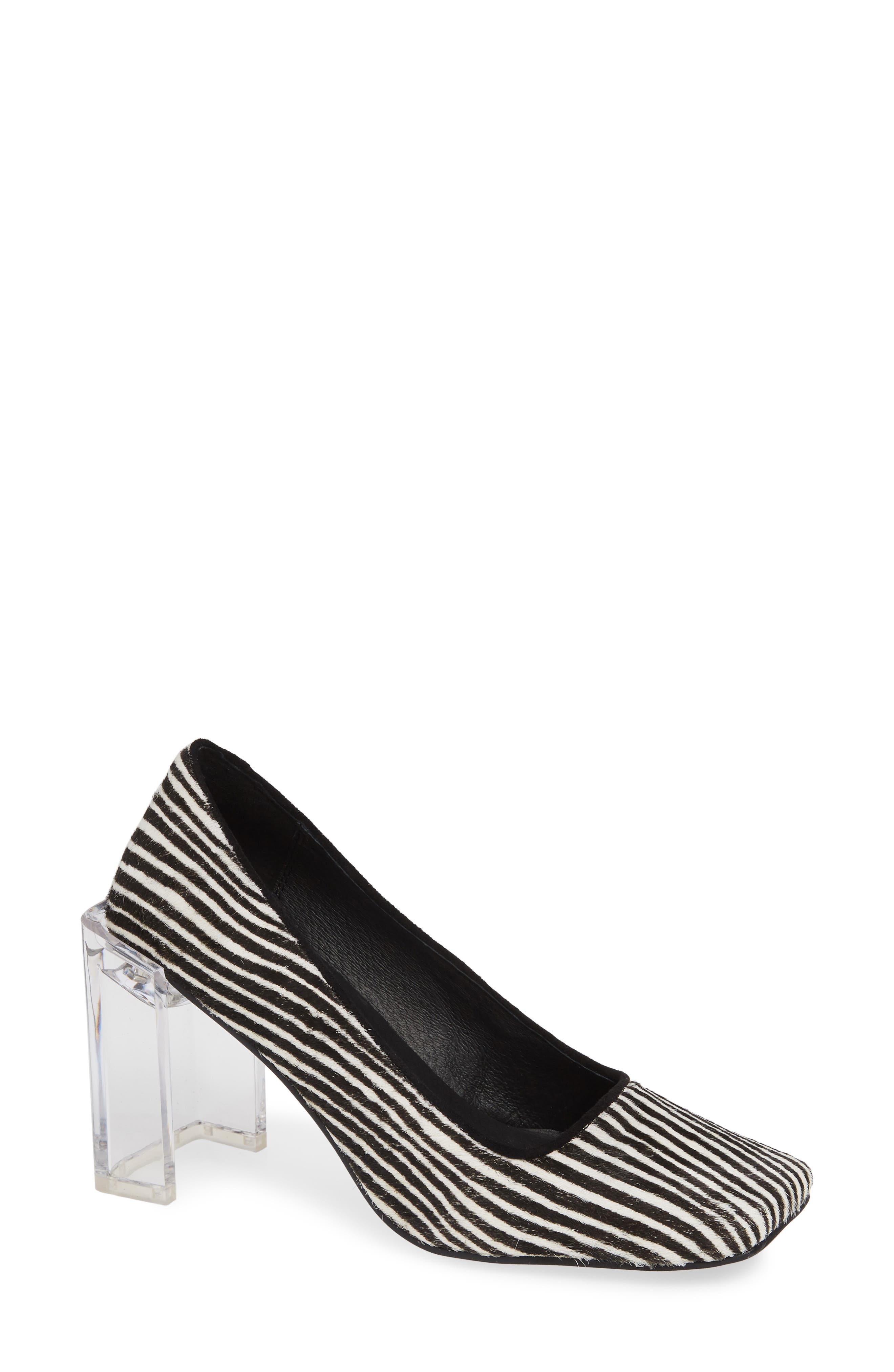 Jeffrey Campbell Graff Clear Heel Pump, Main, color, 
