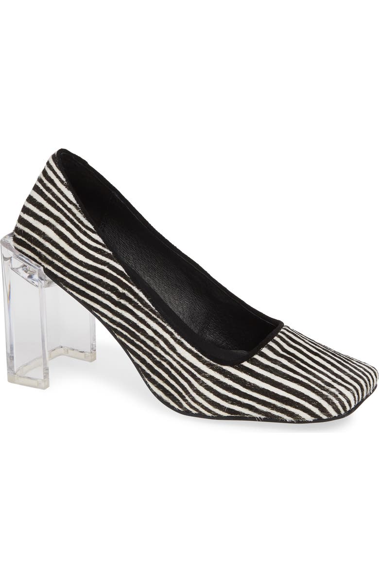 Jeffrey Campbell Graff Clear Heel Pump, Main, color,