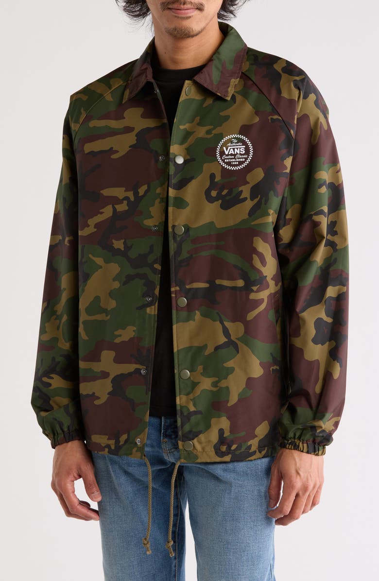 Vans Torrey Camo Jacket, Main, color, 