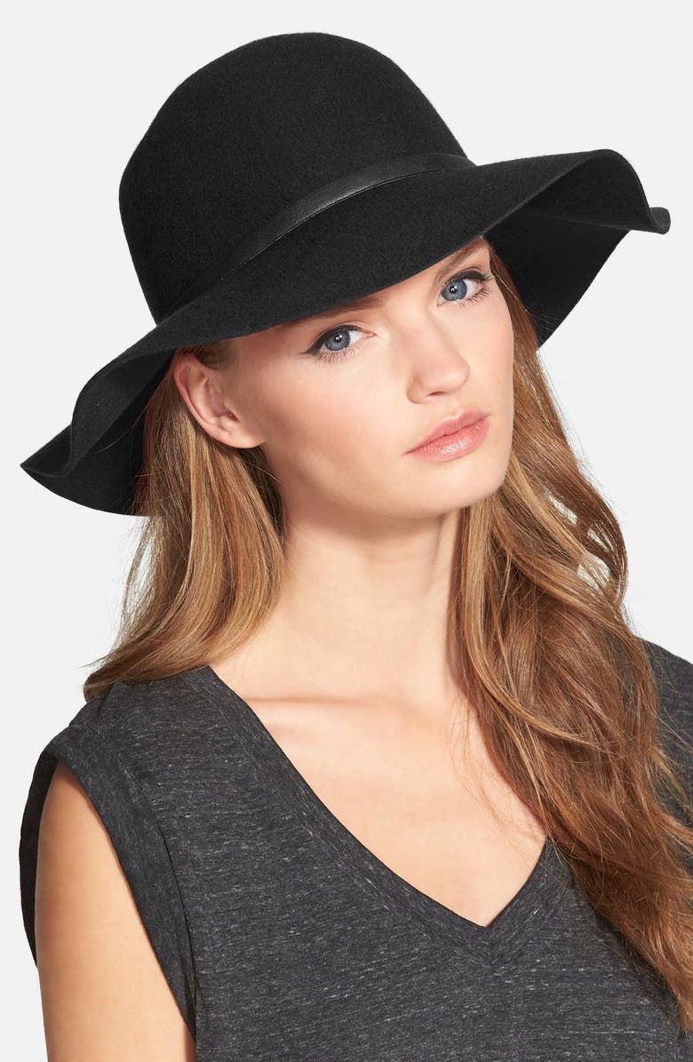 Nordstrom Floppy Wool Hat, Main, color,
