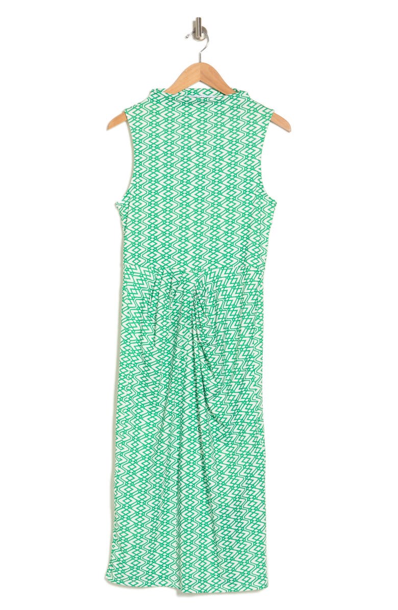 collective concepts green dress COLLECTIVE CONCEPTS Green Floral Tunic Dress