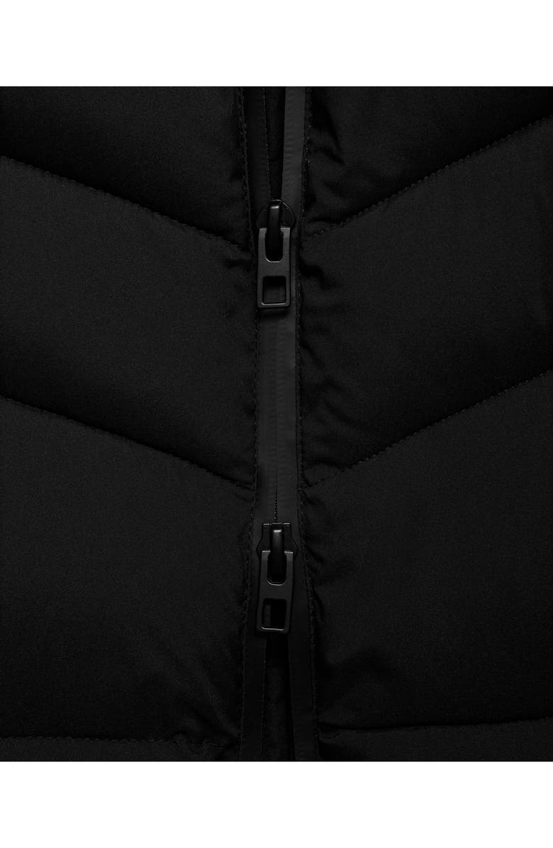 MANGO Quilted Puffer Coat, Alternate, color, Black